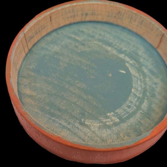 Vintage‎ Hand-Painted Tole Wooden Tri ket Box - Picture 5 of 12